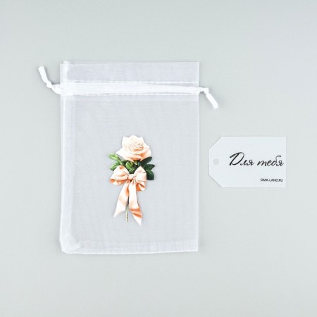 Fatin bag with a thermal monkley "Rose", 11 × 16 cm-5