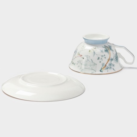 Tea pair Wingflora, 200 ml, 15 × 6 cm, ceramics-4