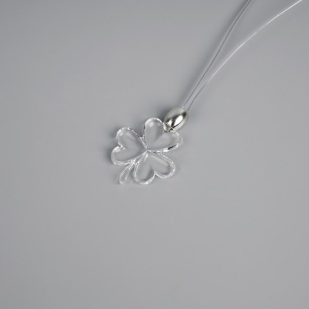 LED pendant "Clover" 60 cm, batteries, glow of multi (RGB)-2
