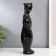 Souvenir Ceramics "Egyptian cat with a kitten, black" 23x8x5.5 cm
