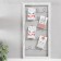 Photo frame plastic in 4 photos "Funny curls" with clothespins, white 60x30 cm