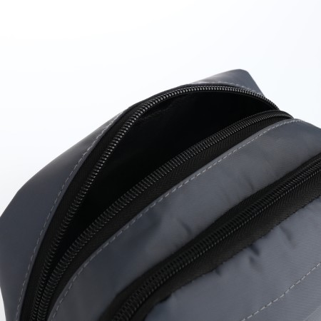 Men's bag 20*8*23, 2 lightning department, 3 n/k, gray-4