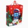 New Year. Gift package, 31x40x11.5 cm, blue tractor