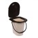 Bucket-loop, h = 40 cm, 17 l, removable chain, beige