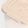 Storage container with a lid of a share, 6.5 l, 31 × 20 × 18 cm, beige color