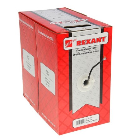 Rexant UTP cable, 4 pairs, 24 AWG, CAT5E, 305 m, external, 01-0045-1