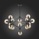 Ceiling EVOLUCE lamp. Sle154903-15. Lacotta. 15x40 watts, E27, 120x120x130 cm, black color