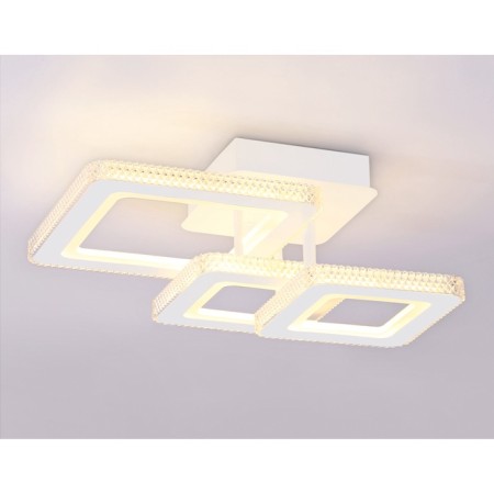LED ceiling LED Ambrella Acrylica Original FA8877 with a remote control, 62W, LED, white, transparent color-2