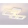 LED ceiling LED Ambrella Acrylica Original FA8877 with a remote control, 62W, LED, white, transparent color