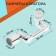 Zein z3592 aerator, rotary, adjustable, on a hinge, 2 modes, chrome