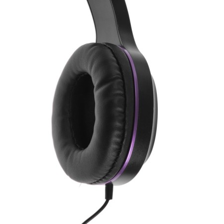 Hoco W24 headphone set, wired, overhead + vacuum, wired, purple-5