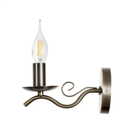 Bra "Alvaro" 1x40W E14 bronze 10x20x13 cm-6