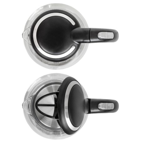 Electric kettle JVC JK-KE1516, glass, 2200 W, 1.7 l, black-2