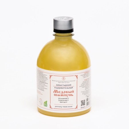 Hair shampoo monastery, honey, 500 ml