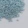 Glass beads 12/0 "gray-turquoise" metallic 450 g
