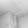 The overhead tire/suspension Technical TRX034-413W, 300x2.6x5.2 cm, white color