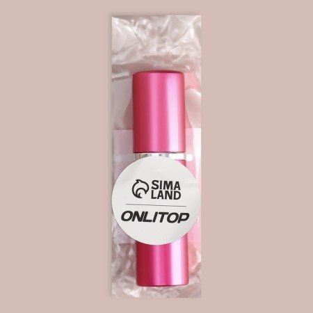 Perfume bottle, with a spray, 10 ml, pink color-17