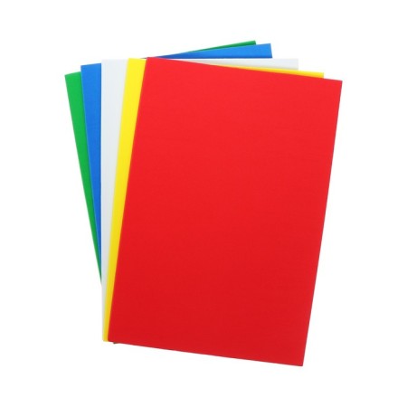 Foamiran color A4 "Devente" 5 colors x 5 sheets, thickness 5 mm, plastic bag with euro suspension-6