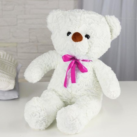 Soft toy "Bear", 65 cm, white color-1