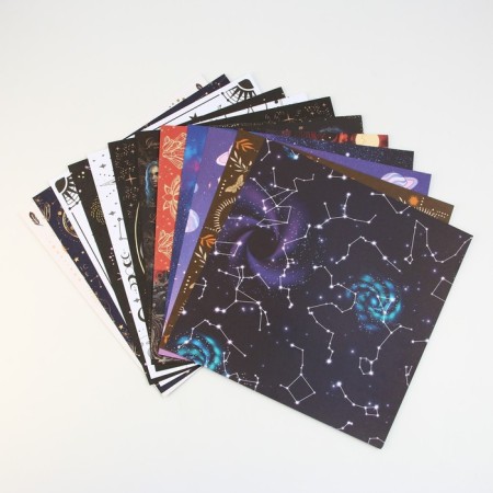 A set of paper for scrapbooking “Cosmos inside”, 12 sheets, 30.5 x 30.5 cm, 180 g/m²-27
