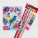 Crossing with a cross with beads "Bird", a set for creativity, 20 x 25 cm