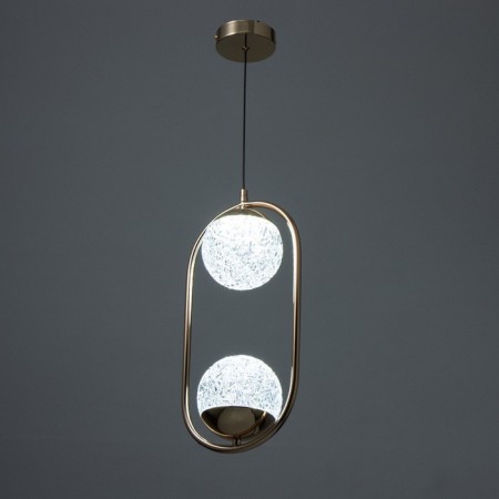 Lamp Bayerlux "Orlix" 2xLED 40W gold 20.5x13x42 cm-3