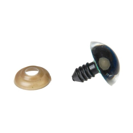 Rifle eyes with plugs, "sparkles" set 24 pcs, size 1 pc: 1.8 cm, green color-1