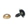 Rifle eyes with plugs, "sparkles" set 24 pcs, size 1 pc: 1.8 cm, green color