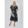 Female dress, size 58, black color