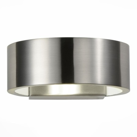 Wall lamp ST LUCE. SL591.701.01. 1x6 W, LED, 4000K, 14x5 cm, matte nickel color, white
