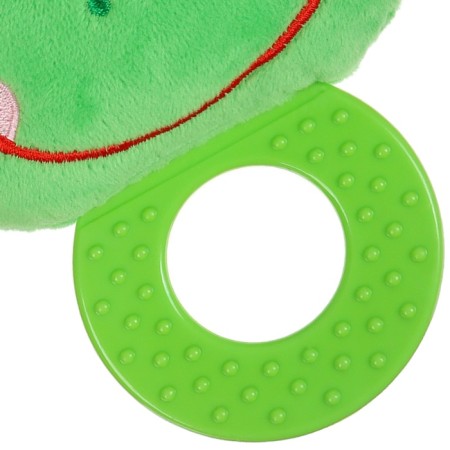 The rattle is soft with the burster "Frog", I crush me-4