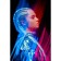 Zumba Kanecalon is three-colored, corrugated, 60 cm, 100 g, blue/purple/light pink (#cy22)