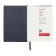 Dated 2025 diary, A5, 176 sheets of Escalada, solid cover of artificial leather, 3D design, foil, liesse embossing, cream block 70 g/m2, black