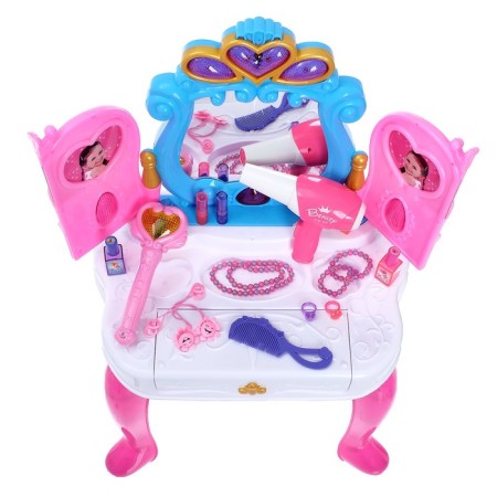 Table with a mirror "cutie" with a piano and accessories-1