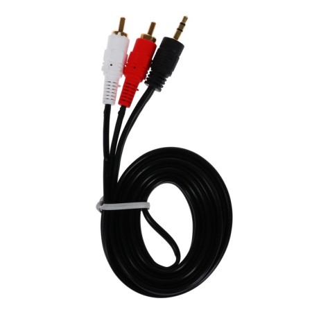 Audio KDIDODIO Cabinet Luazon KDGN-013, Jack 3.5 (M)-2XRCA (M), 1.5 m, black-2
