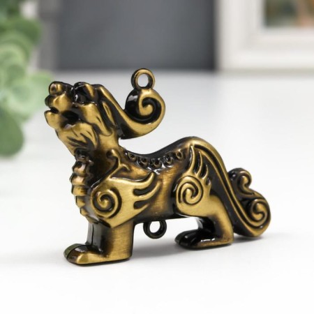 Souvenir Metal "Piyao" for bronze 4x5.5x1.2 cm-2