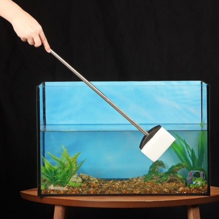 Scraper "Piggon" with a stainless handle, length 65 cm, brush 7.5 x 10 cm