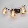 Sconces "Solar" 3x14 40w Black 47x20x21.5cm