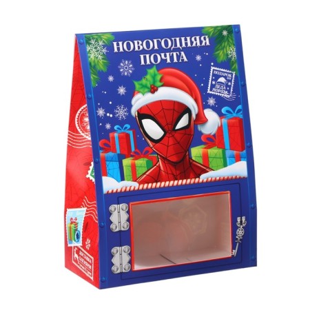 The box is folding, New Year's, "Fairytale Mail", 20 x 28.1 x 10 cm, Spider-Man-2