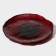 Glass Serving "Flora", d = 21 cm, red color