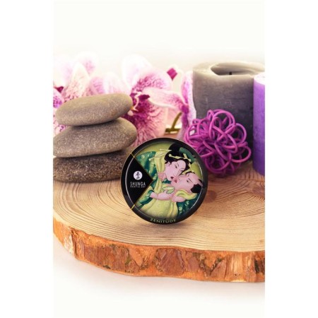 Candle - aromaticoma for shunga massage "Exotic green tea", 30 ml-6