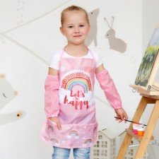 Apron children's apron with overtones Ethel Rainbow, 49 x 39 cm
