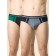Male panties, size 46, gray, black, 2 pcs
