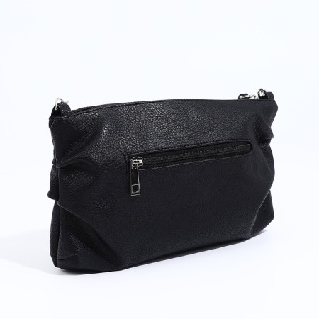 Richet Cross-Body bag, external pocket, black color-1