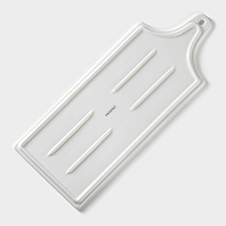 Porcelain dish for submitting Magistro "Blanche. Grill ", 40.5 × 16 cm, white color-3