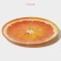 Plate Glass Dunch Dailers "Juicy Orange", D = 20 cm