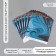 Scrapbooking paper bilateral "paint stains" density 180 grams set 10 pcs 15.5x17 cm 1071