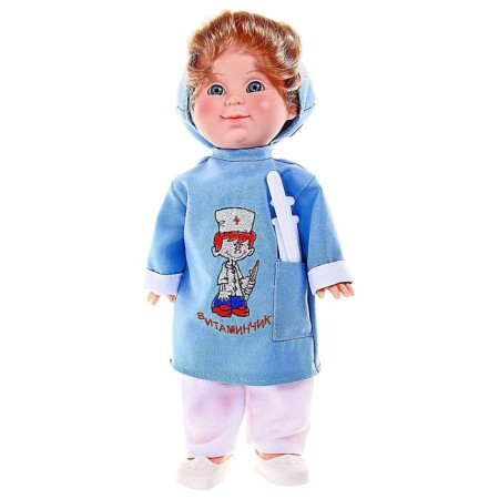 Mitya Doctor doll with a sound device, 34 cm