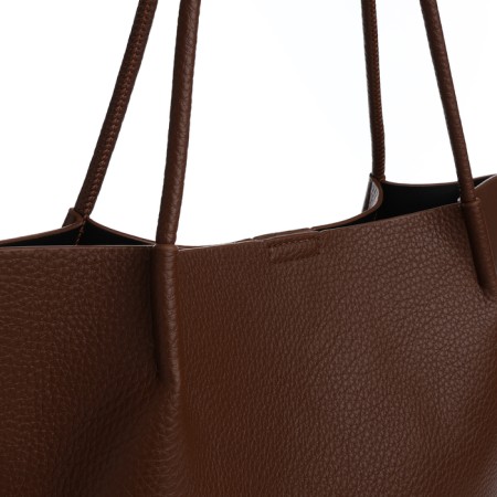 Bag Women's Shoper on Magnet, Dark Brown-4
