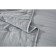 A set with a covering “Erica”, size 160x220 cm, 50x70 cm, gray color